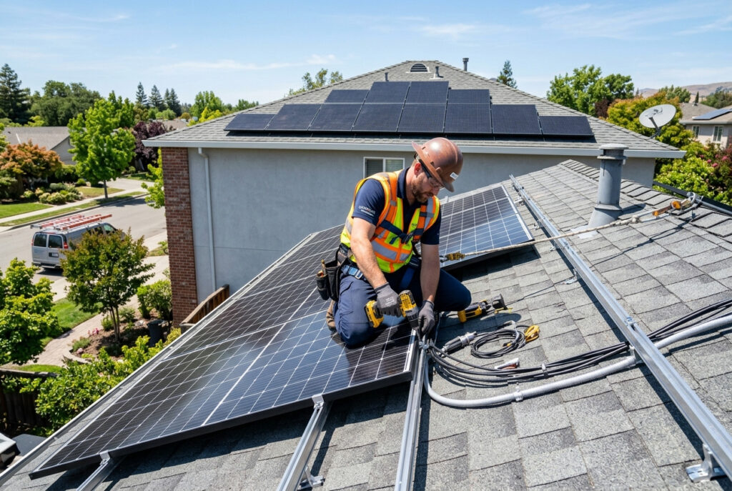 Installation Solaranlge